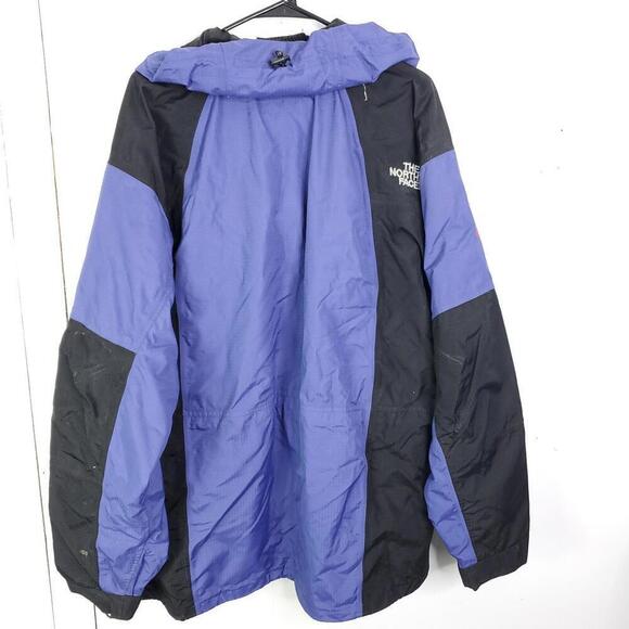 Vintage North Face Jacket Mens Large Summit Series Windbreaker Rain Hiking Hood - Picture 12 of 12